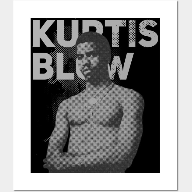 Kurtis blow // Hip hop // Golden age Wall Art by Degiab